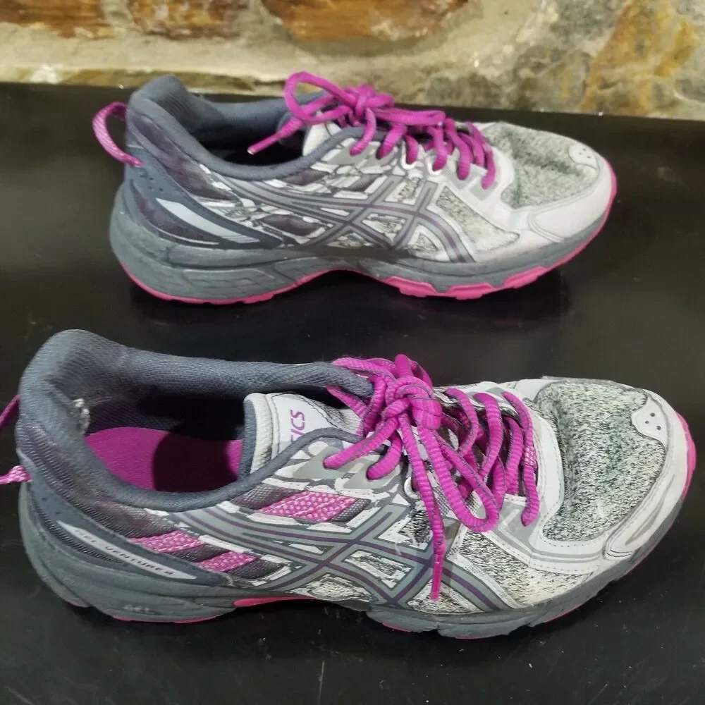 ASICS GEL-Venture 6 Sneakers 1012A504-020 Grey/Purple Size 9.5